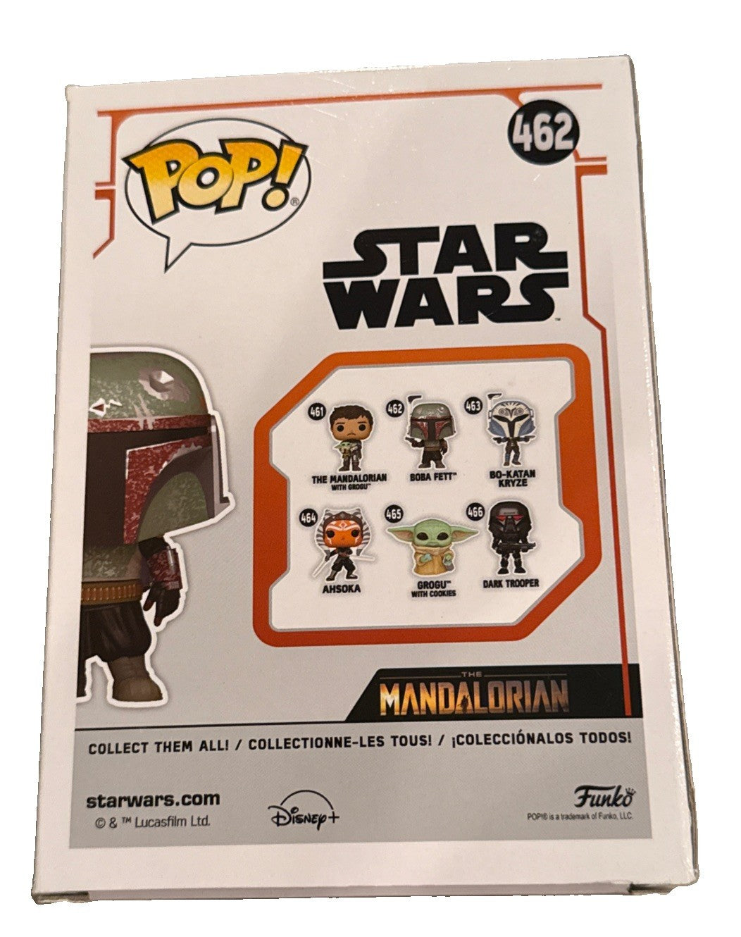 TEMUERA MORRISON signed (BOBA FETT) Mandalorian Funko Pop #462 JSA CK92745