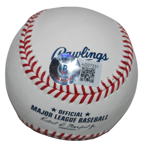 YOAN MONCADA signed (CHICAGO WHITE SOX) OML baseball BECKETT BAS AD27331