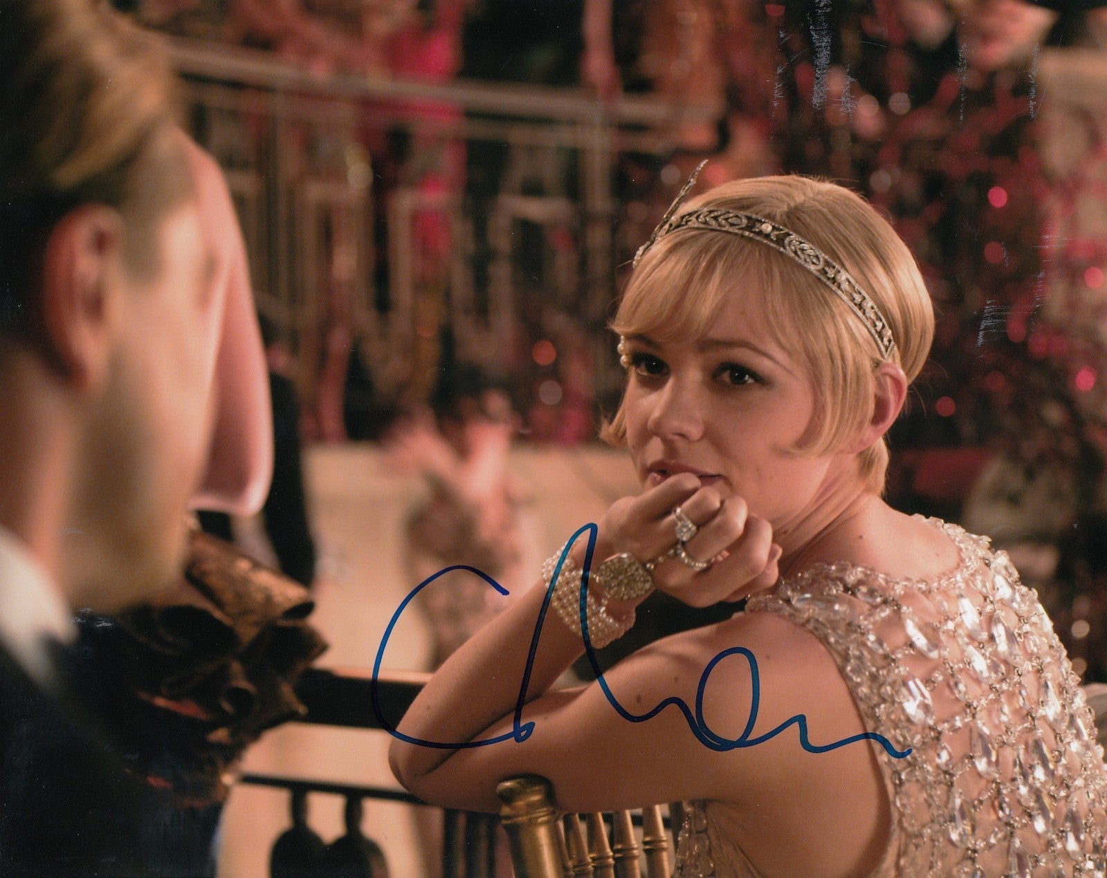 CAREY MULLIGAN signed *THE GREAT GATSBY* 8X10 photo *PROOF* W/COA DAISY #4