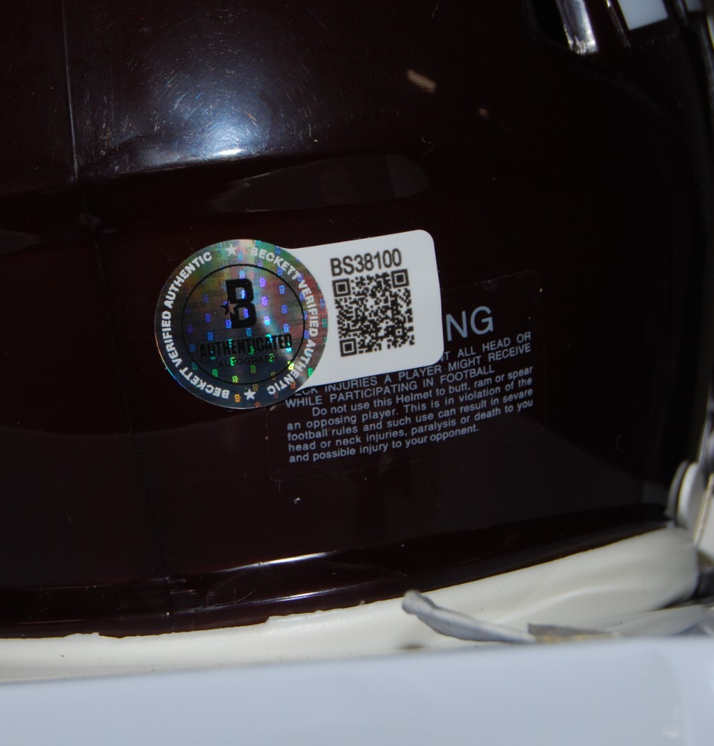 SHEMAR STEWART signed (TEXAS A&M AGGIES) mini football helmet BECKETT BS38100