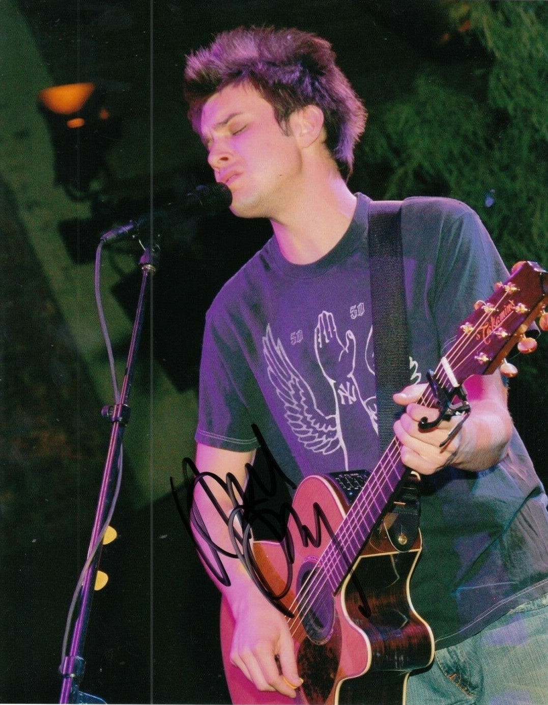 HOWIE DAY signed (COLLIDE) Music Singer 8X10 photo *Longest Night* W/COA #10