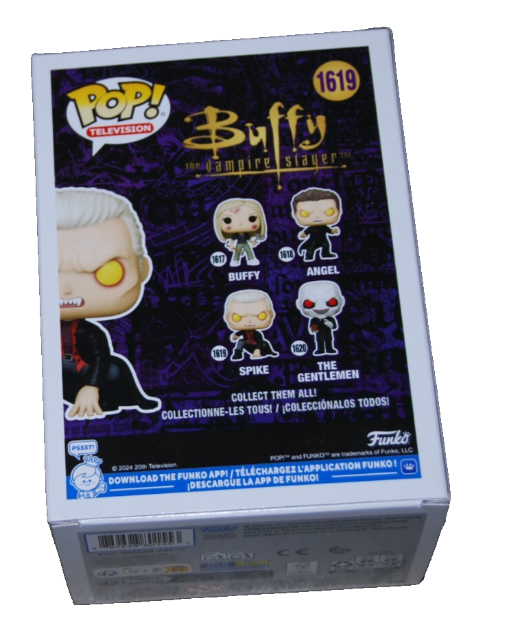 JAMES MARSTERS signed (BUFFY THE VAMPIRE) Spike Funko pop #1619 BECKETT BQ83852