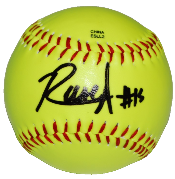 REESE ATWOOD signed (TEXAS LONGHORNS) AUSL Blaze softball BECKETT BAS BY085953