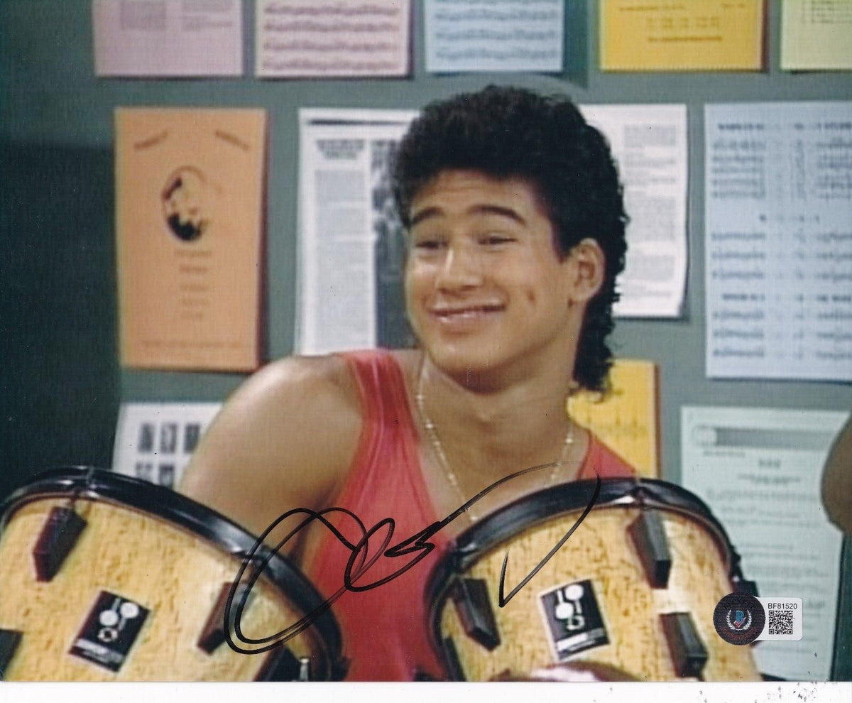 MARIO LOPEZ signed (SAVED BY THE BELL) Slater 8X10 photo BECKETT BAS BF81520