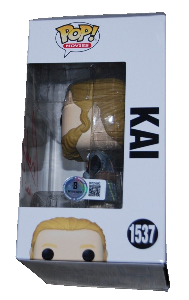 CHARLIE HUNNAM signed (REBEL MOON) Kai Funko pop #1537 BECKETT BAS BR25980