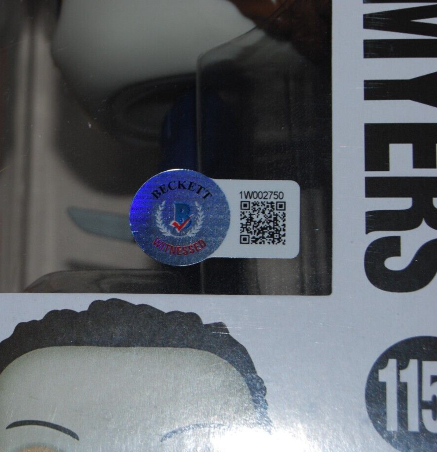 NICK CASTLE signed (HALLOWEEN Michael Myers Funko pop #1156 BECKETT BAS 1W002750