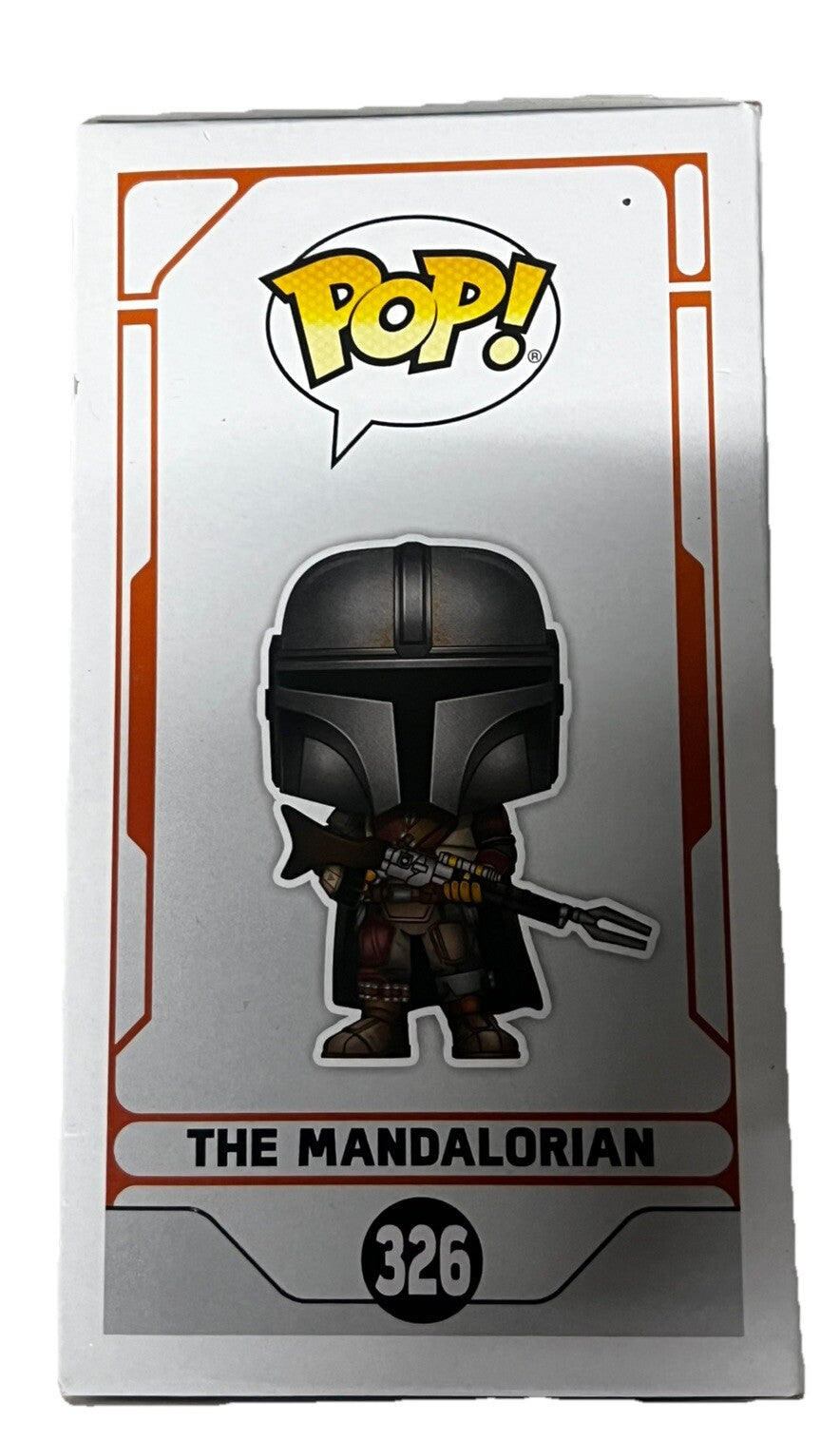 BRENDAN WAYNE signed (THE MANDALORIAN) Star Wars Funko Pop #345 SWAU A29584