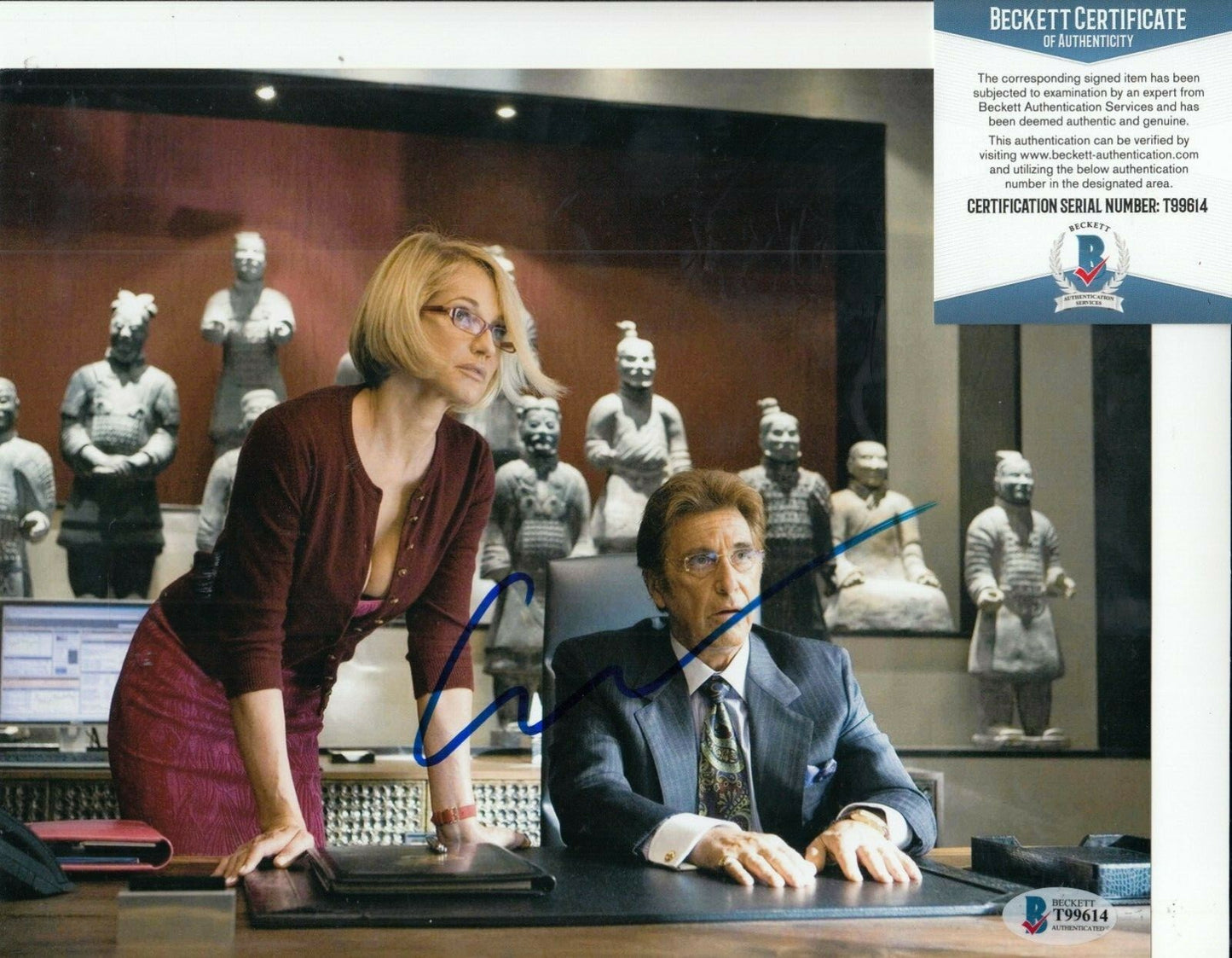ELLEN BARKIN signed (OCEAN'S THIRTEEN) Movie 8X10 photo BECKETT BAS T99614