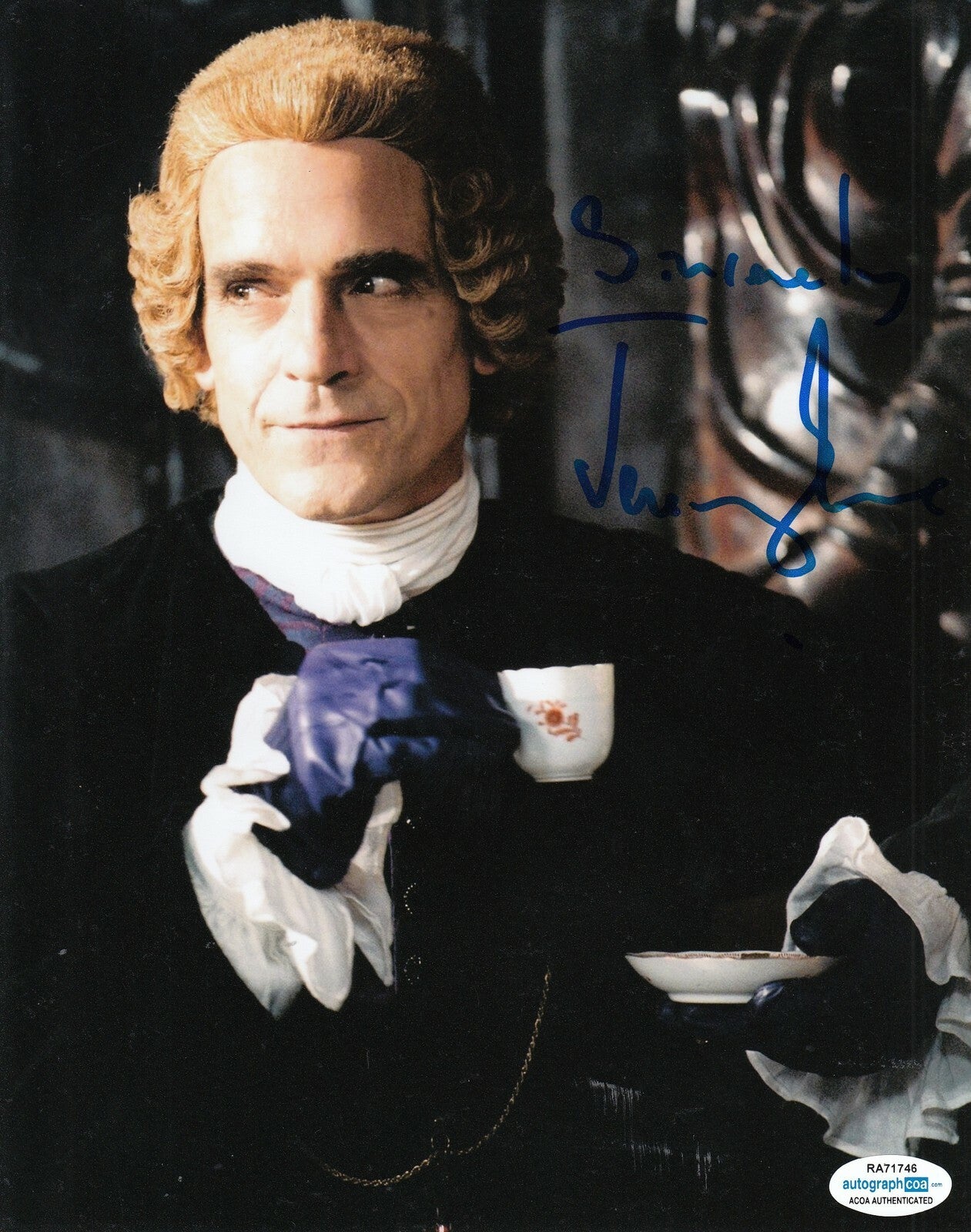 JEREMY IRONS signed (CASANOVA) Movie 8x10 photo *Pucci* ACOA Authenticated