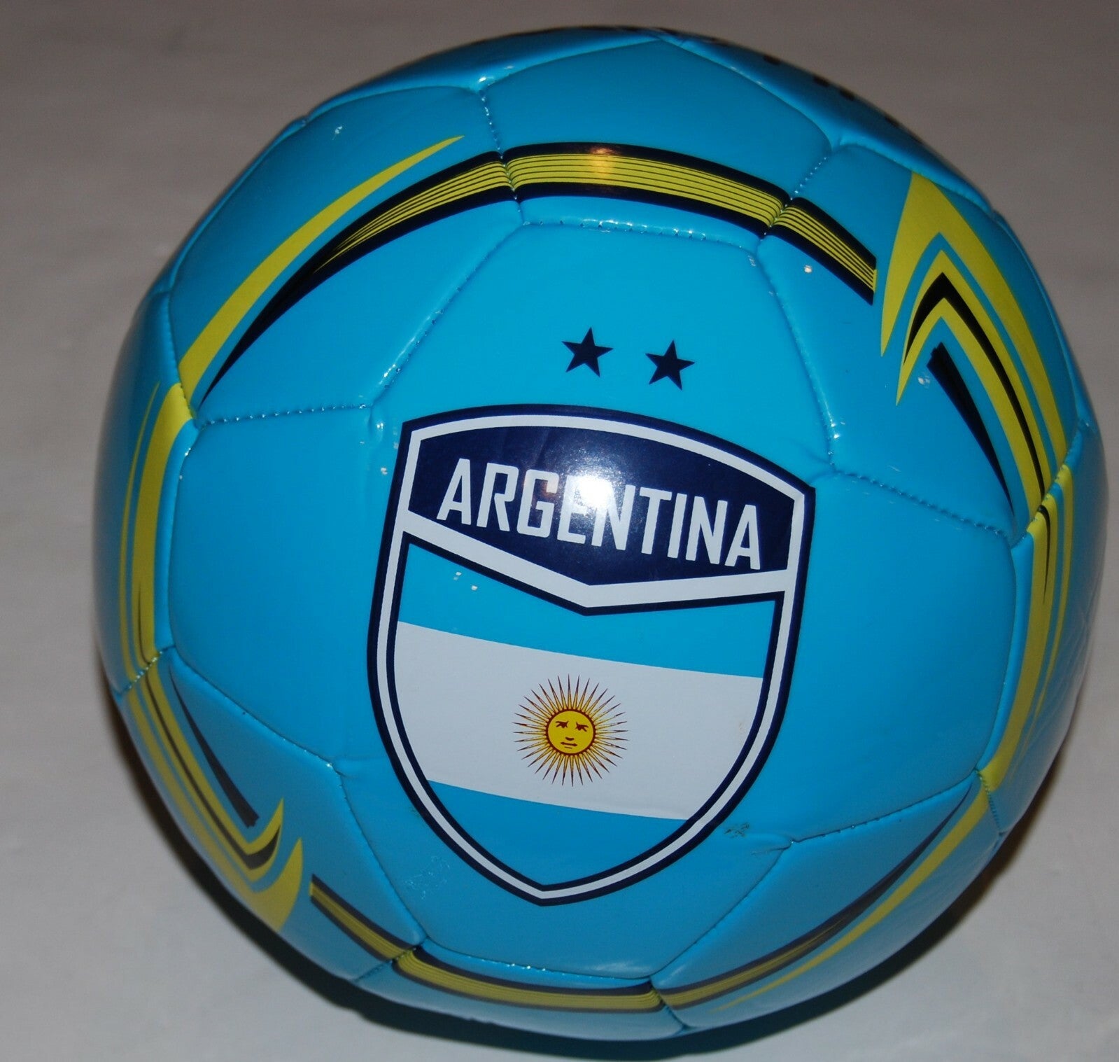 NICO GAITAN signed (ARGENTINA) Full Size 5 logo soccer ball *FIRE* PROOF W/COA A