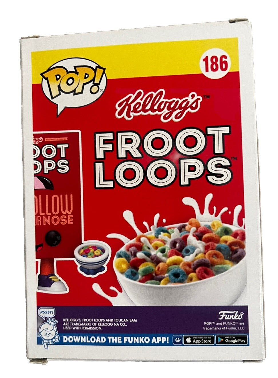 MAURICE LAMARCHE signed (FROOT LOOPS) Funko Pop #186 Beckett BAS BP59501