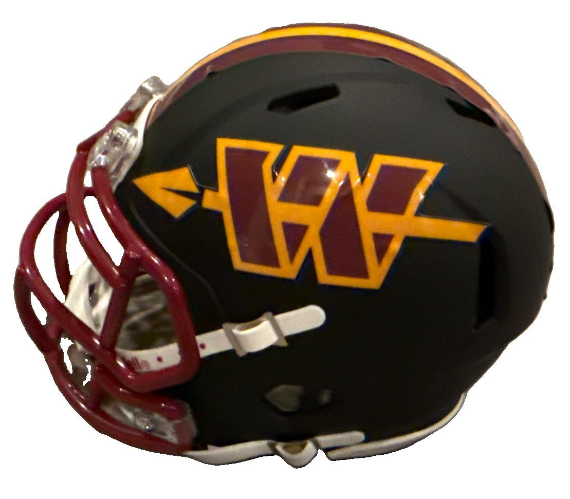 SONNY STYLES signed (Washington Commanders) Mini football helmet BECKETT BW61082