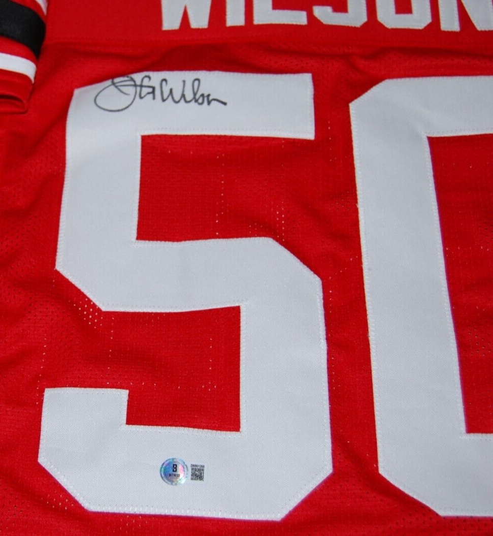OTIS WILSON signed (LOUISVILLE CARDINALS) Custom football jersey BECKETT BAS
