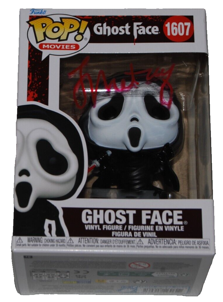 LAURIE METCALF signed (SCREAM) Ghost face 1607 Funko Pop #1176 BECKETT BN71133