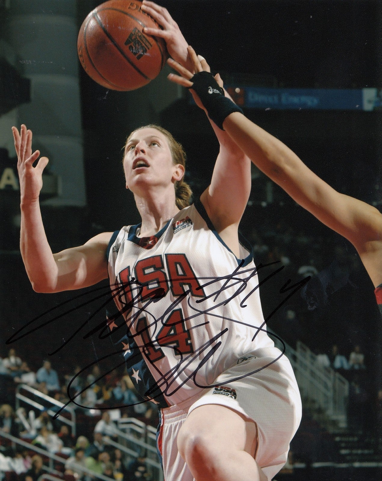 KATIE SMITH signed (TEAM USA) HOF WNBA Basketball 8X10 photo *PROOF* W/COA