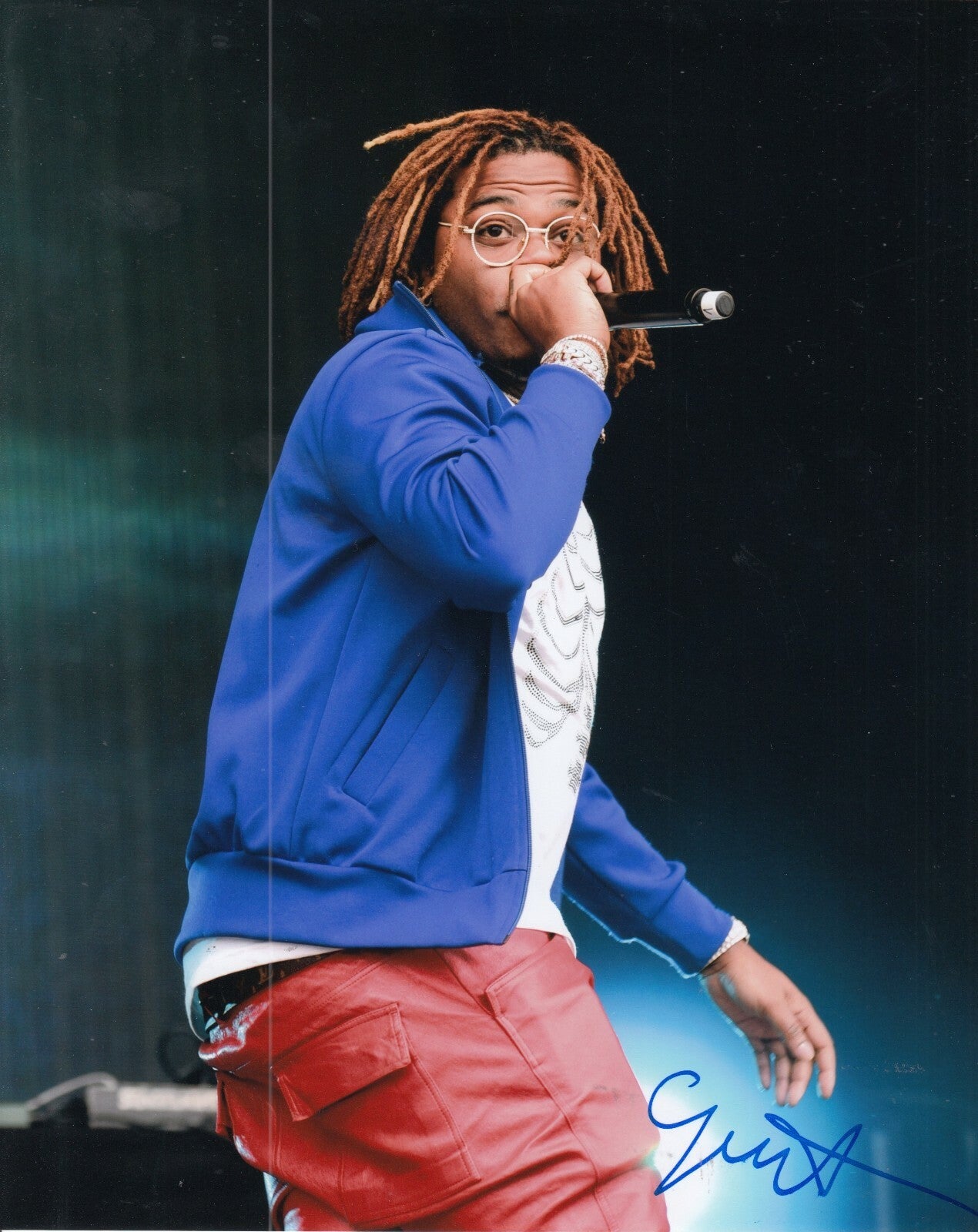 GUNNA signed (DRIP TO HARD) Music Rapper 8X10 photo W/COA Sergio Kitchens #2