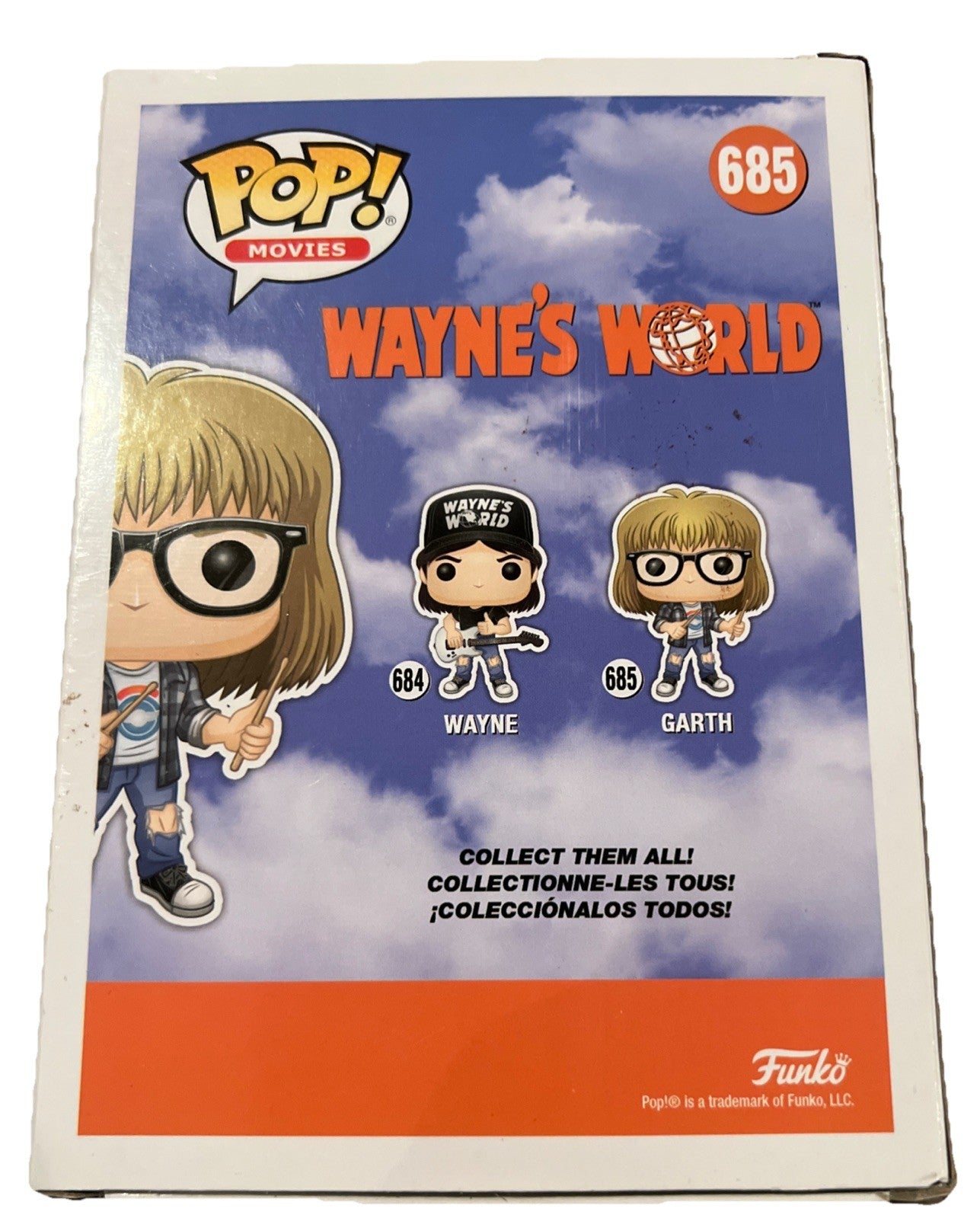 DANA CARVEY  signed (WAYNES WORLD) Garth Funko Pop #685 Beckett BAS BT78156