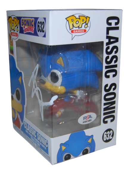 BEN SCHWARTZ signed (SONIC THE HEDGEHOG) Classic #632 Funko Pop PSA/DNA AN61485