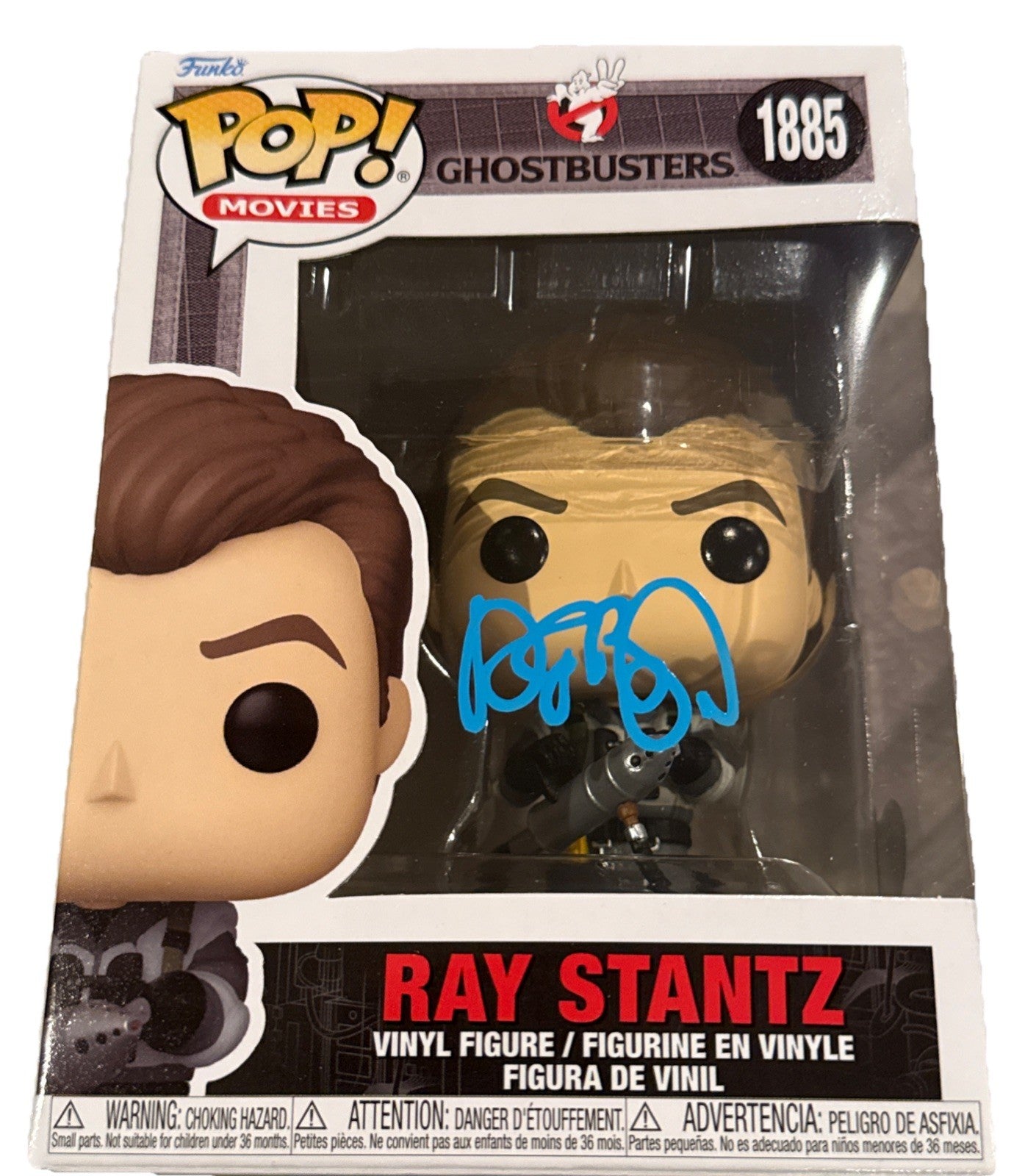 DAN AYKROYD signed (GHOSTBUSTERS) Ray Stantz Funko Pop #1885 BECKETT 3W041848