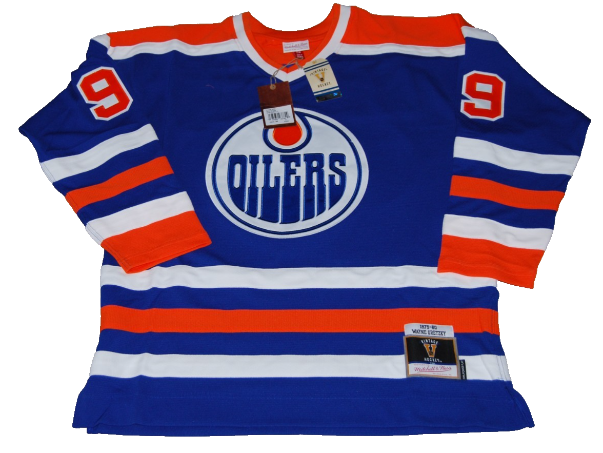 WAYNE GRETZKY signed (EDMONTON OILERS) M&N hockey jersey BECKETT AE38965