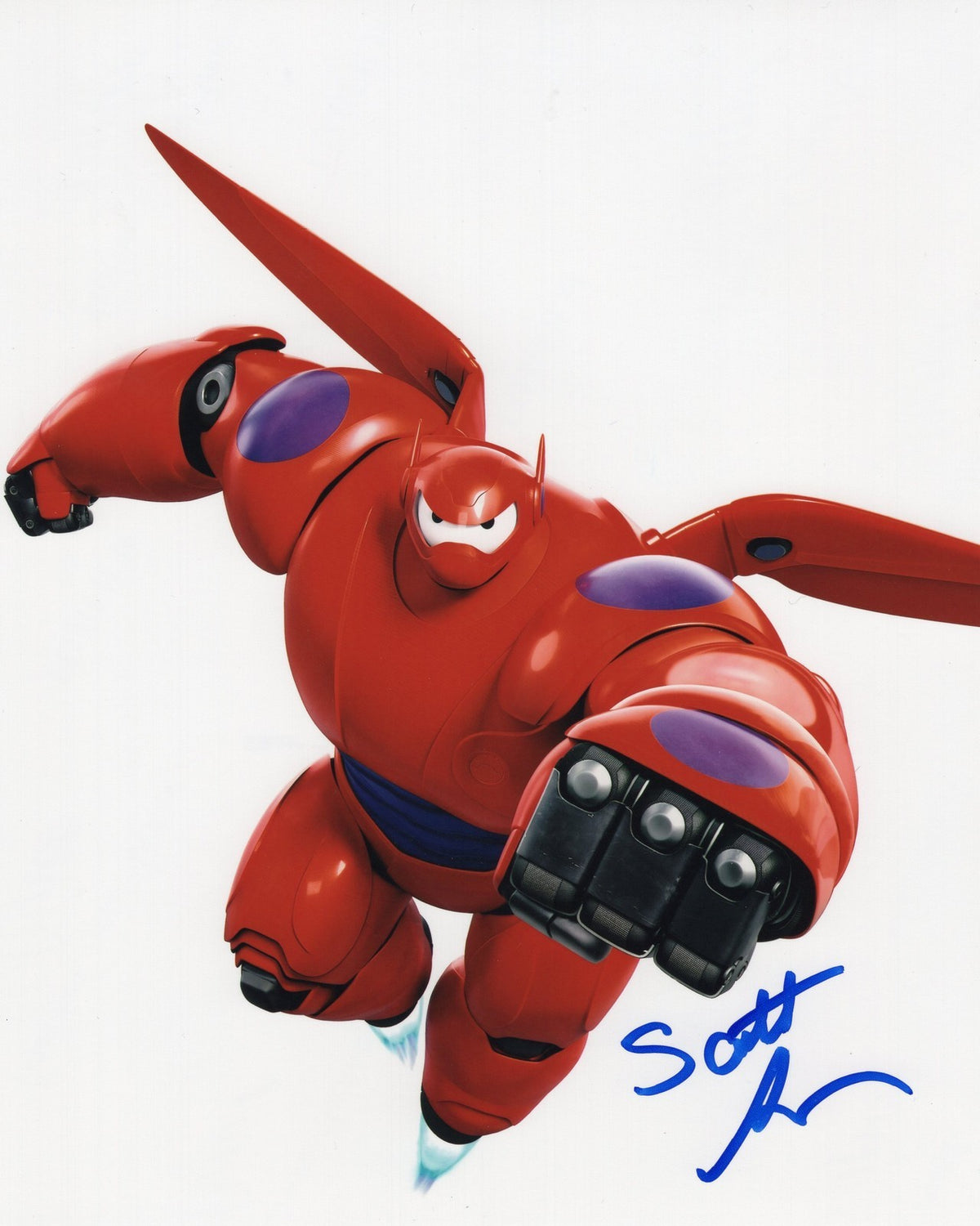 Scott Adsit signed Big Hero Six 6 Baymax 8x10 Photo w/COA #3