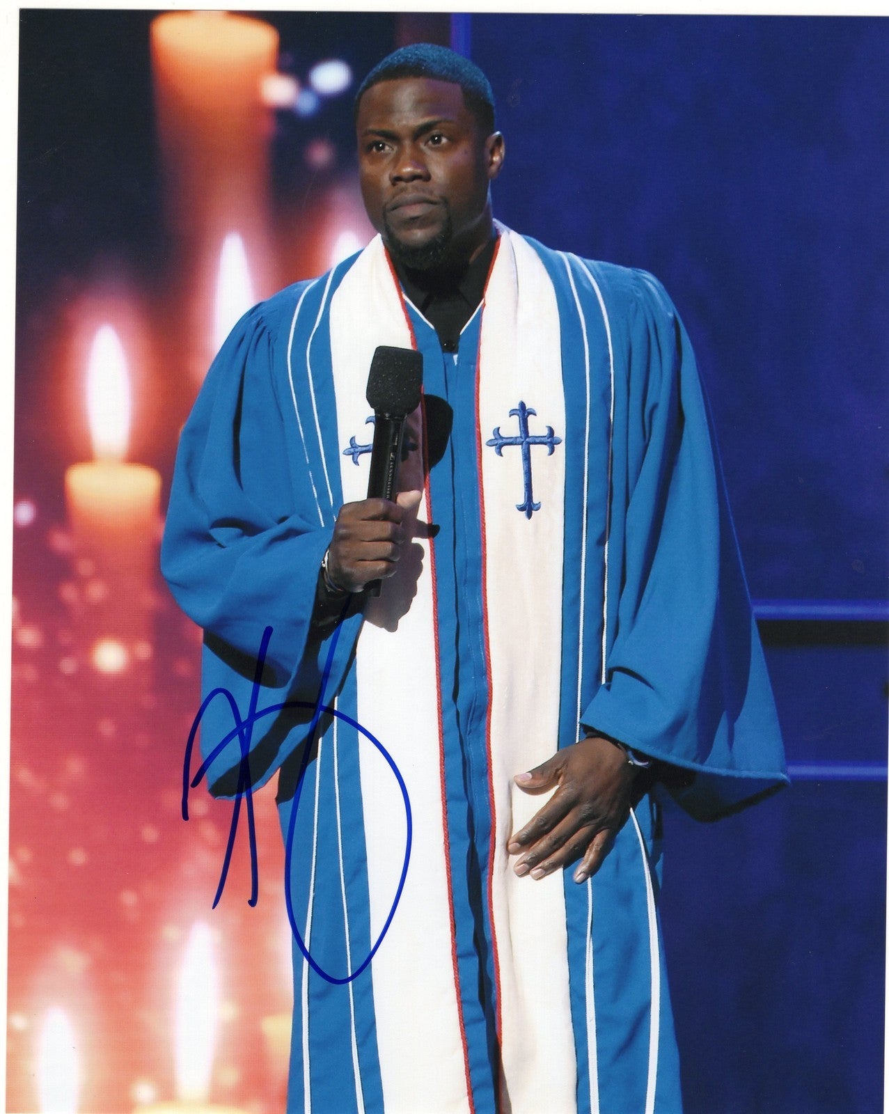 Kevin Hart Comedian NBA Celebrity Game Signed 8x10 Photo w/COA #2