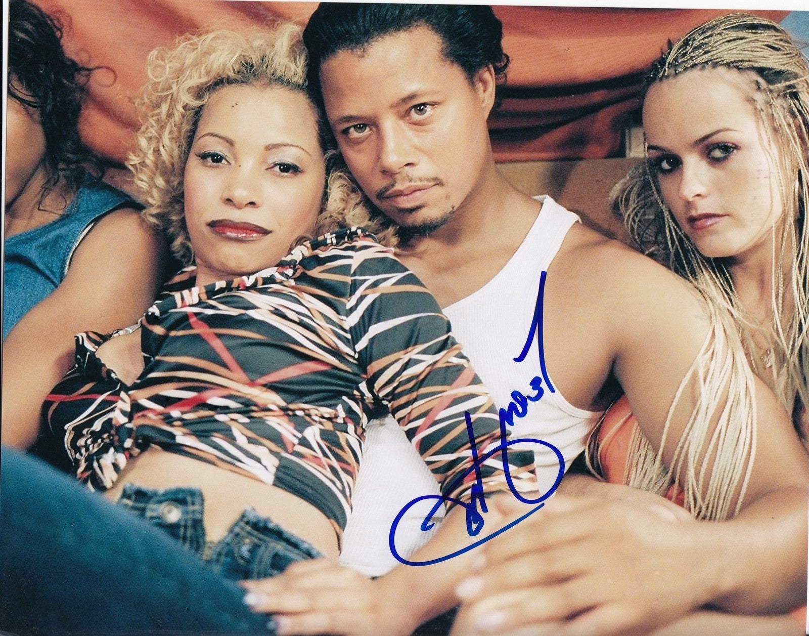 TERRENCE HOWARD signed (HUSTLE & FLOW) Movie 8X10 photo W/COA *DJAY* #1