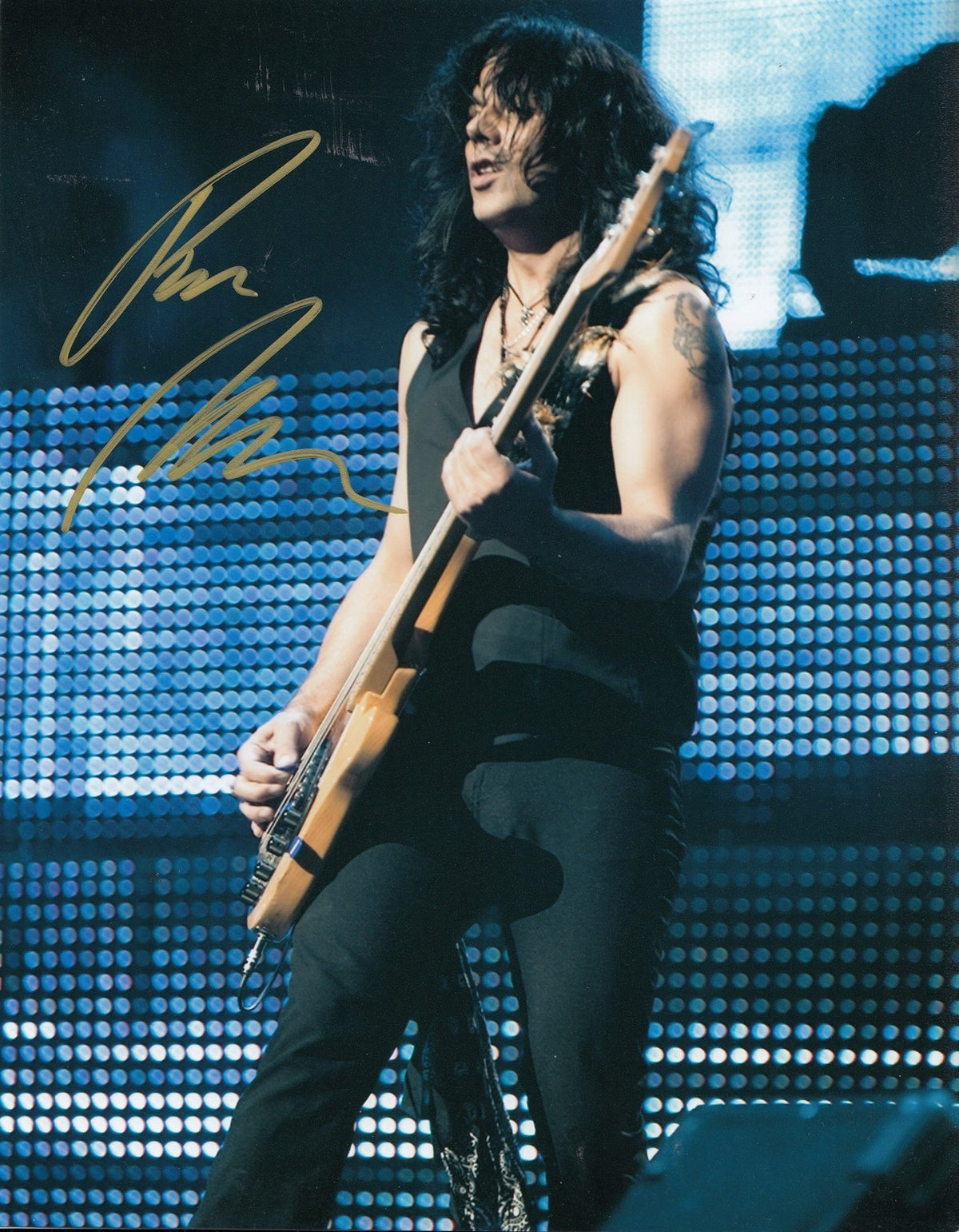 PAWEL MACIWODA signed *SCORPIONS* MUSIC 8X10 photo W/COA (GUITARIST) POLAND #1