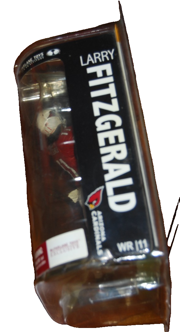 LARRY FITZGERALD signed (ARIZONA CARDINALS) 2008 McFarlane Figurine PSA/DNA