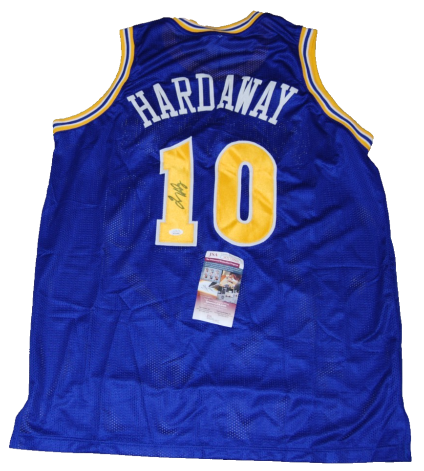 TIM HARDAWAY SR signed (GOLDEN STATE WARRIORS) custom basketball jersey JSA