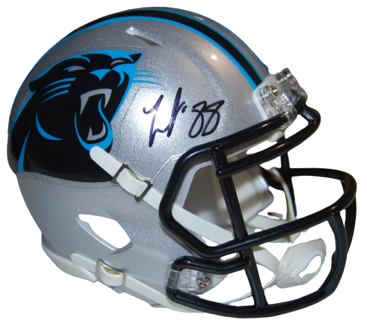 TERRACE MARSHALL signed (CAROLINA PANTHERS) mini football helmet PSA/DNA AN61441