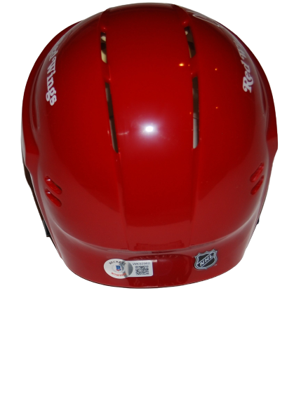 CHRIS CHELIOS signed (DETROIT RED WINGS) mini hockey helmet BECKETT BAS #3