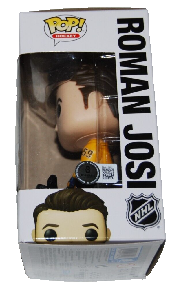 ROMAN JOSI signed (NASHVILLE PREDATORS) Hocky #09 Funko Pop BECKETT BM41955