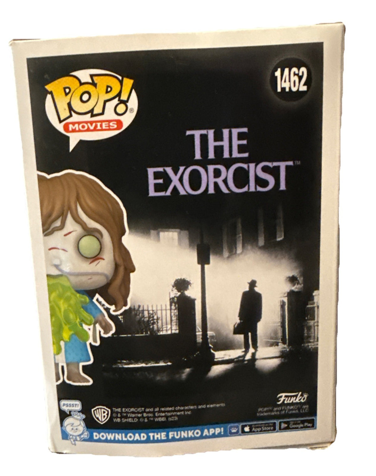 LINDA BLAIR signed (THE EXORCIST) #1462 Regan Puking Funko Pop JSA CI94601