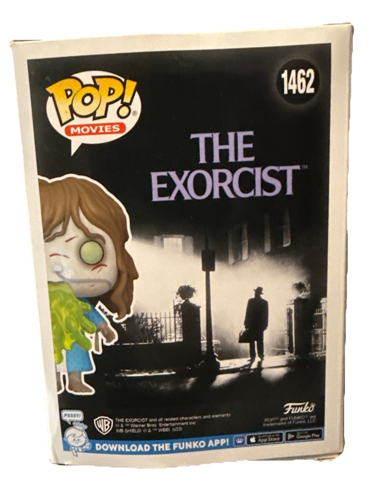 LINDA BLAIR signed (THE EXORCIST) #1462 Regan Puking Funko Pop JSA CI94601