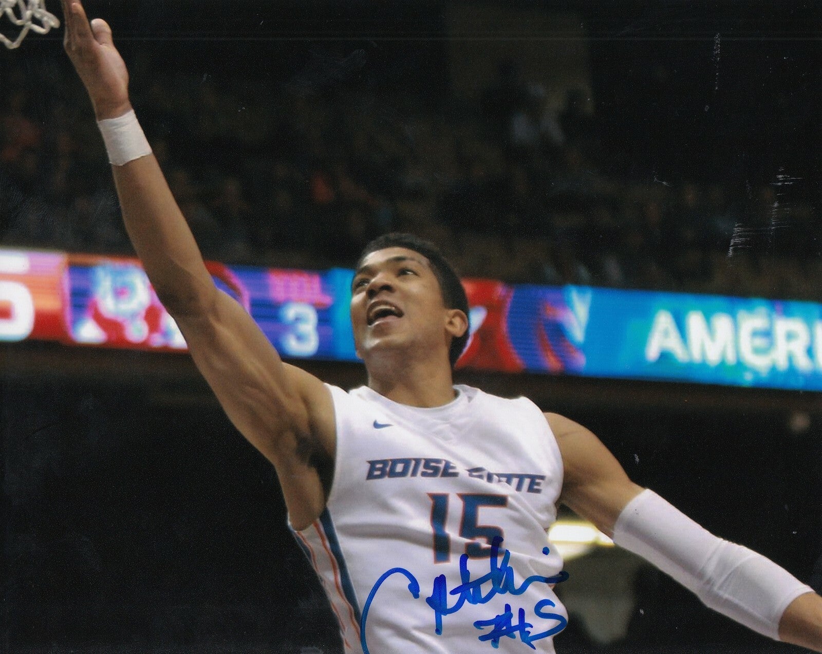 CHANDLER HUTCHISON signed (BOISE STATE BRONCOS) 8X10 *Chicago Bulls* W/COA #3