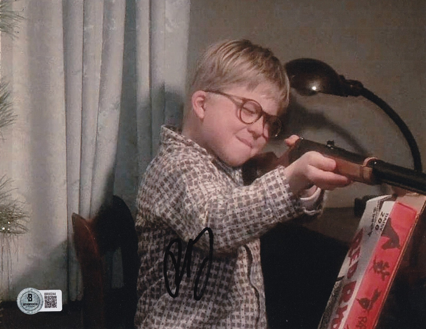 PETER BILLINGSLEY signed (A CHRISTMAS STORY) 8X10 photo BECKETT BAS BR00244