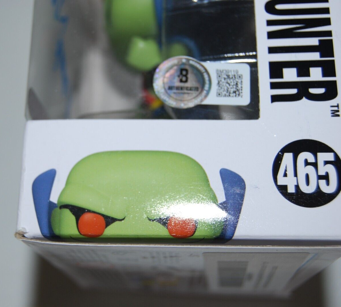 HARRY LENNIX signed (MARTIAN MANHUNTER) #465 Justice Funko Pop BECKETT BM39119