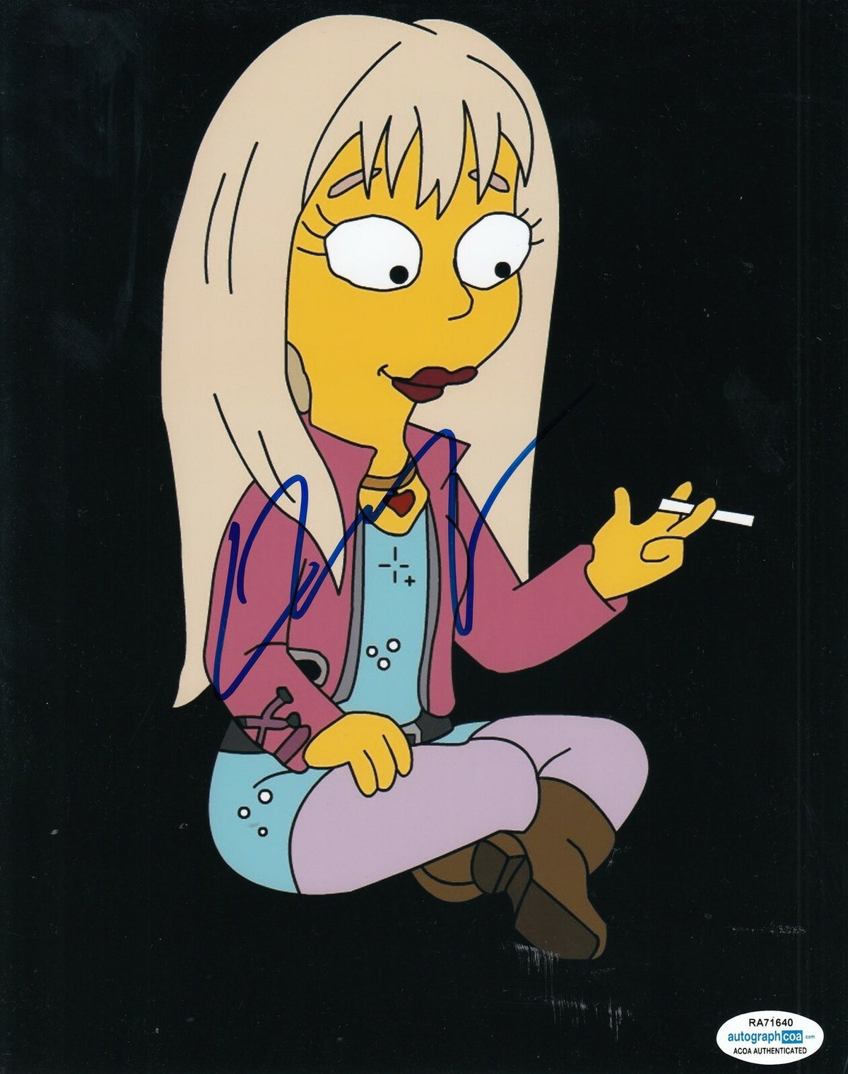 ELLEN PAGE signed (THE SIMPSONS) 8x10 photo *Alaska Nebraska* ACOA Authentic #1