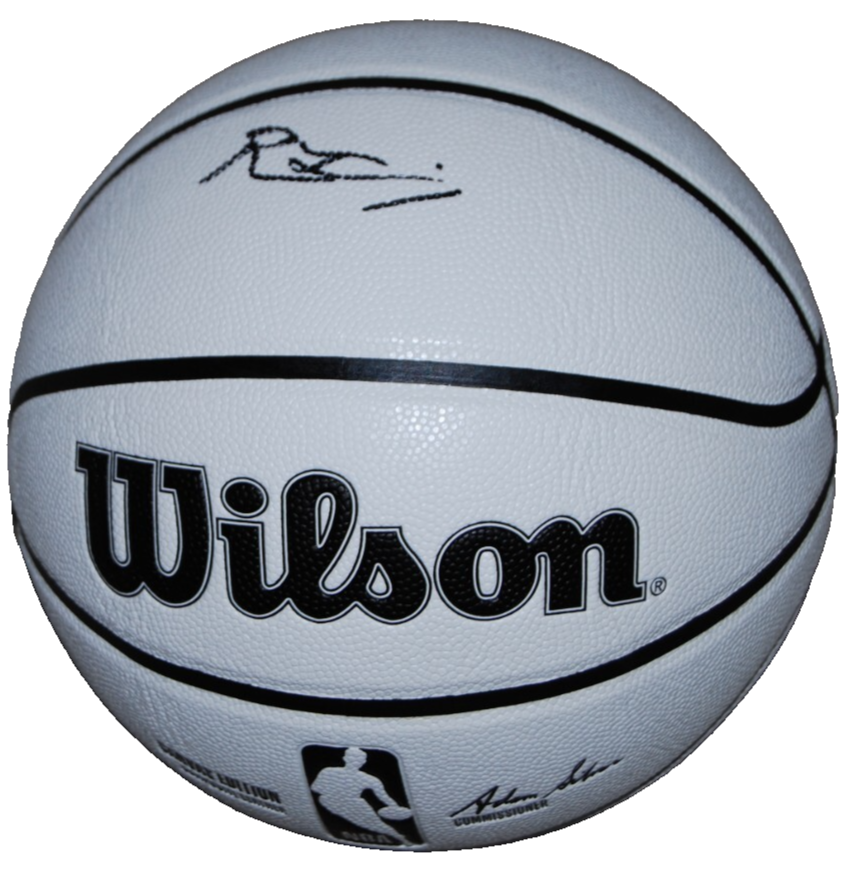 RASHEER FLEMING signed Wilson NBA basketball (ST JOSEPH"S) DRAFT 2025 BECKETT