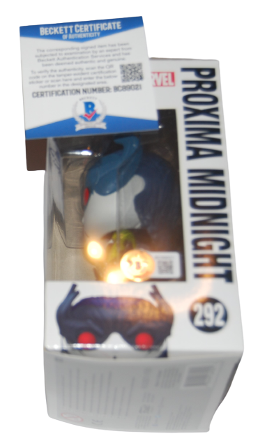 CARRIE COON signed (AVENGERS) PROXIMA MIDNIGHT Funko Pop 290 BECKETT BAS BC89021