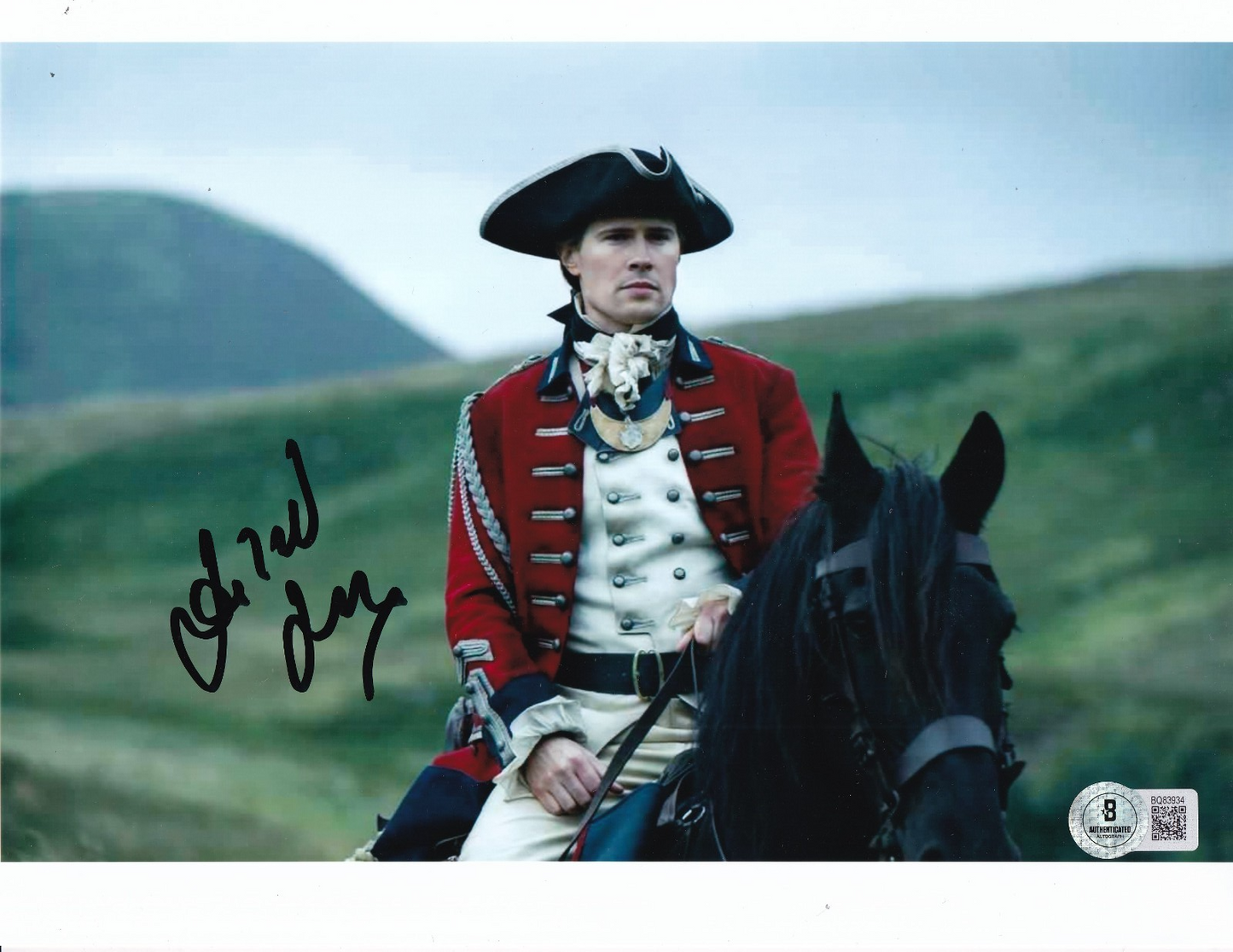 DAVID BERRY signed (OUTLANDER) Lord John Grey 8X10 photo BECKETT BAS BQ83934