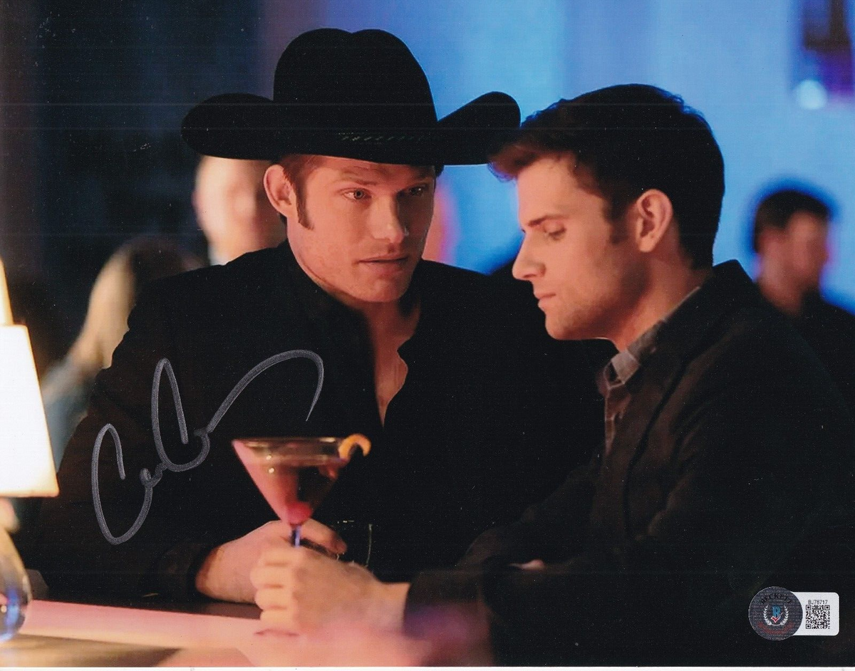 CHRIS CARMACK signed (NASHVILLE) TV SHOW Will Lexington 8X10 BECKETT BAS BJ76717