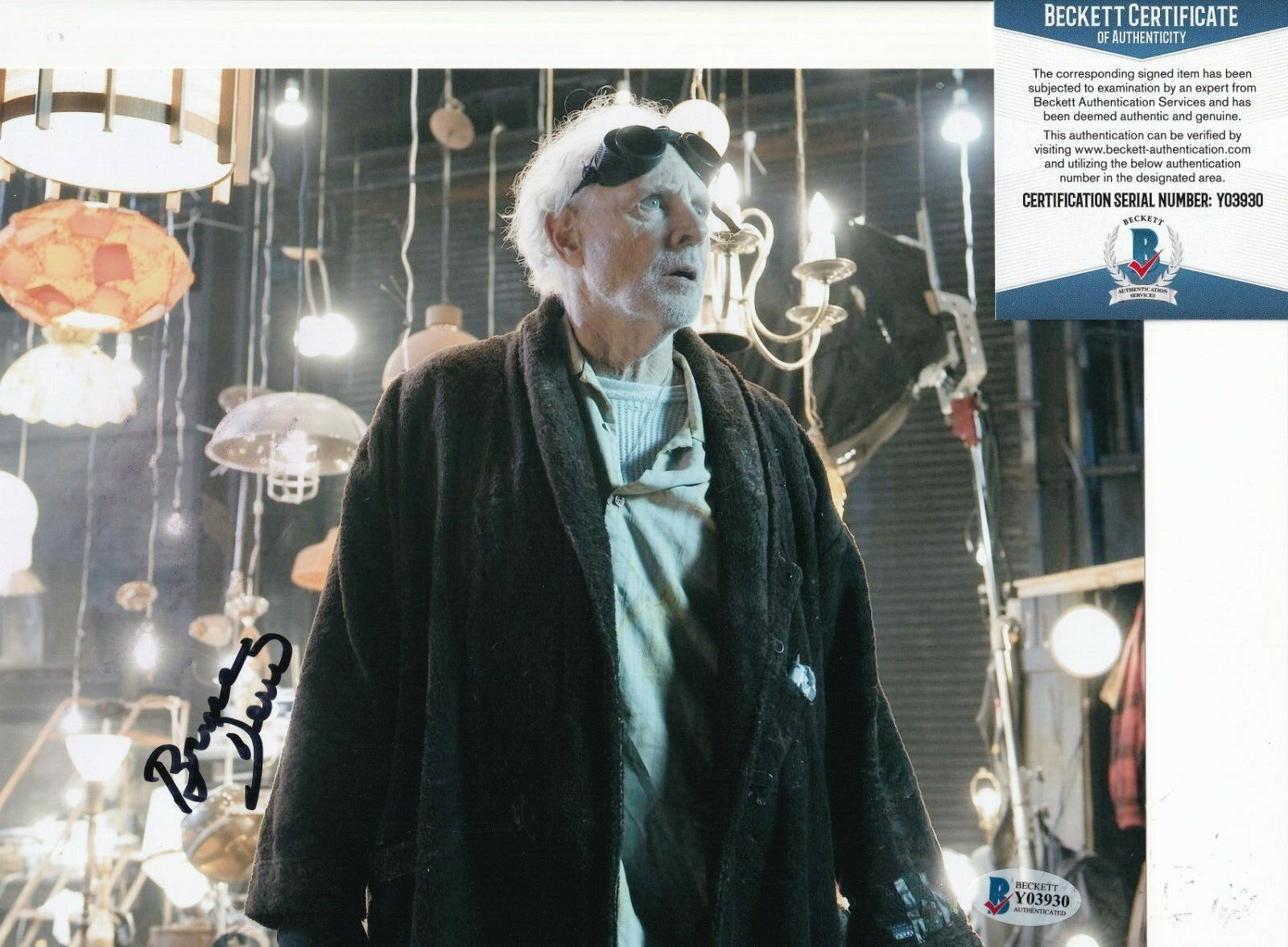 BRUCE DERN signed (THE HOLE) Creepy Carl Movie 8X10 photo BECKETT BAS Y03930