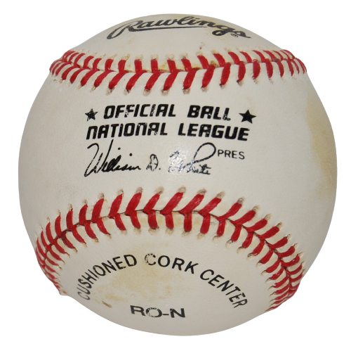 BENITO SANTIAGO signed NL baseball (SAN DIEGO PADRES) Cubs Marlins Reds W/COA