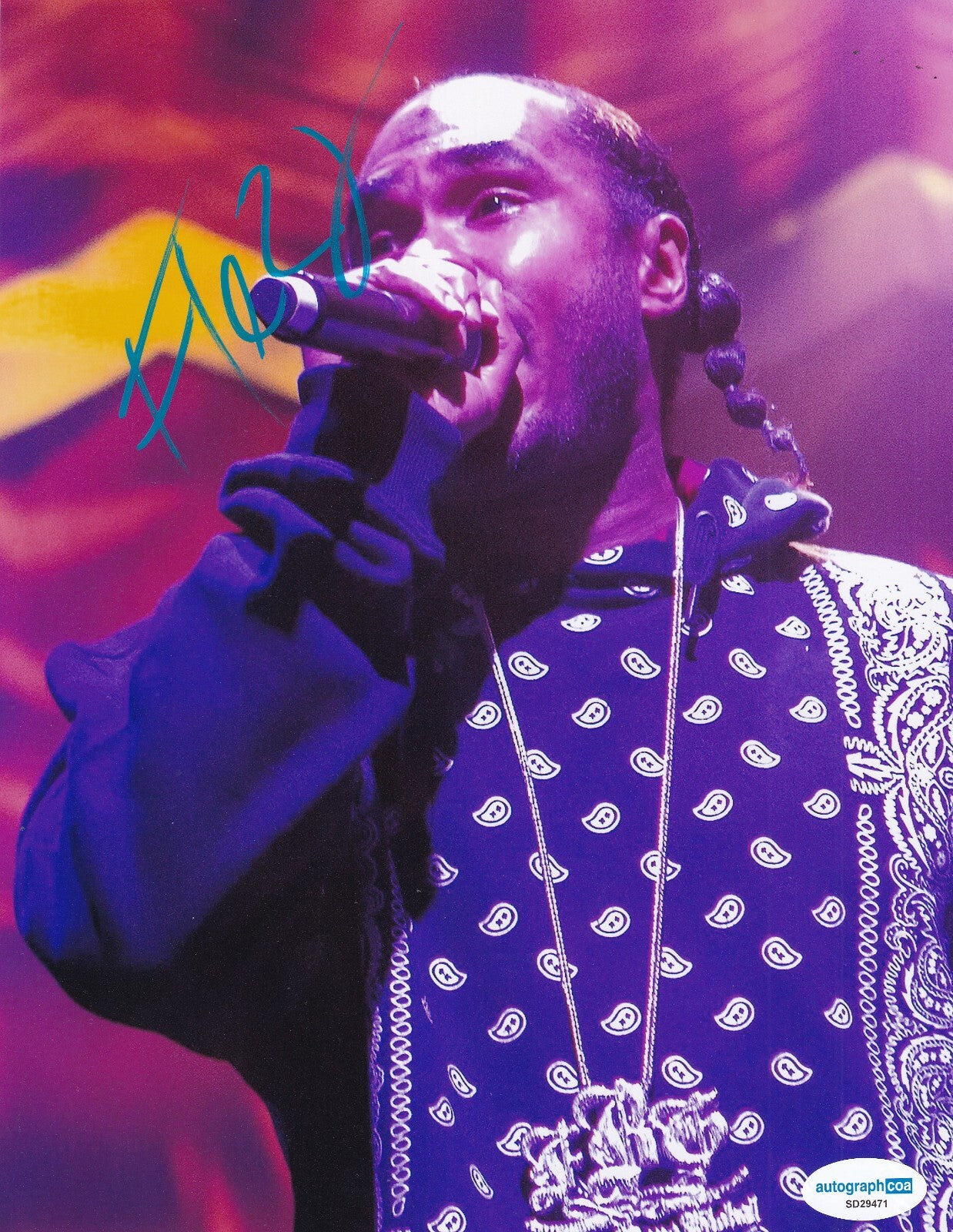 FLESH N BONE signed (BONE THUGS N HARMONY) Music 8X10 photo ACOA SD29471