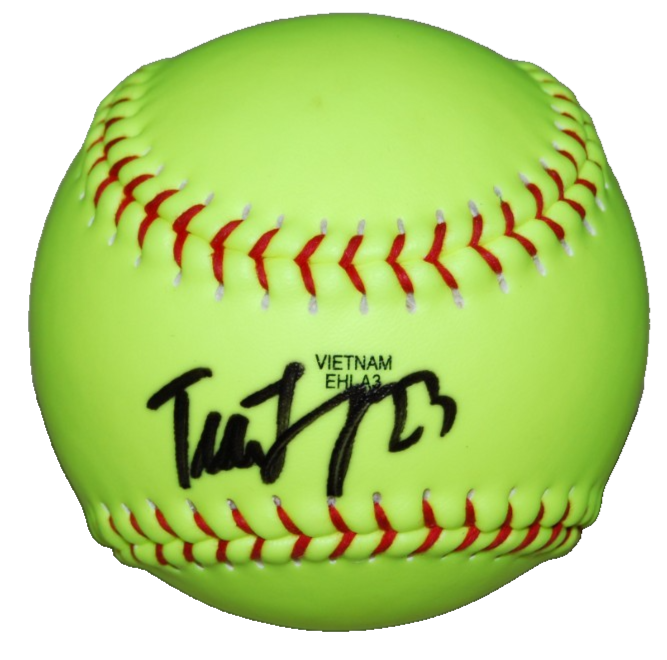 TIARE JENNINGS signed (VOLTS) OKLAHOMA SOONERS Softball 12" BECKETT BAS BU41325