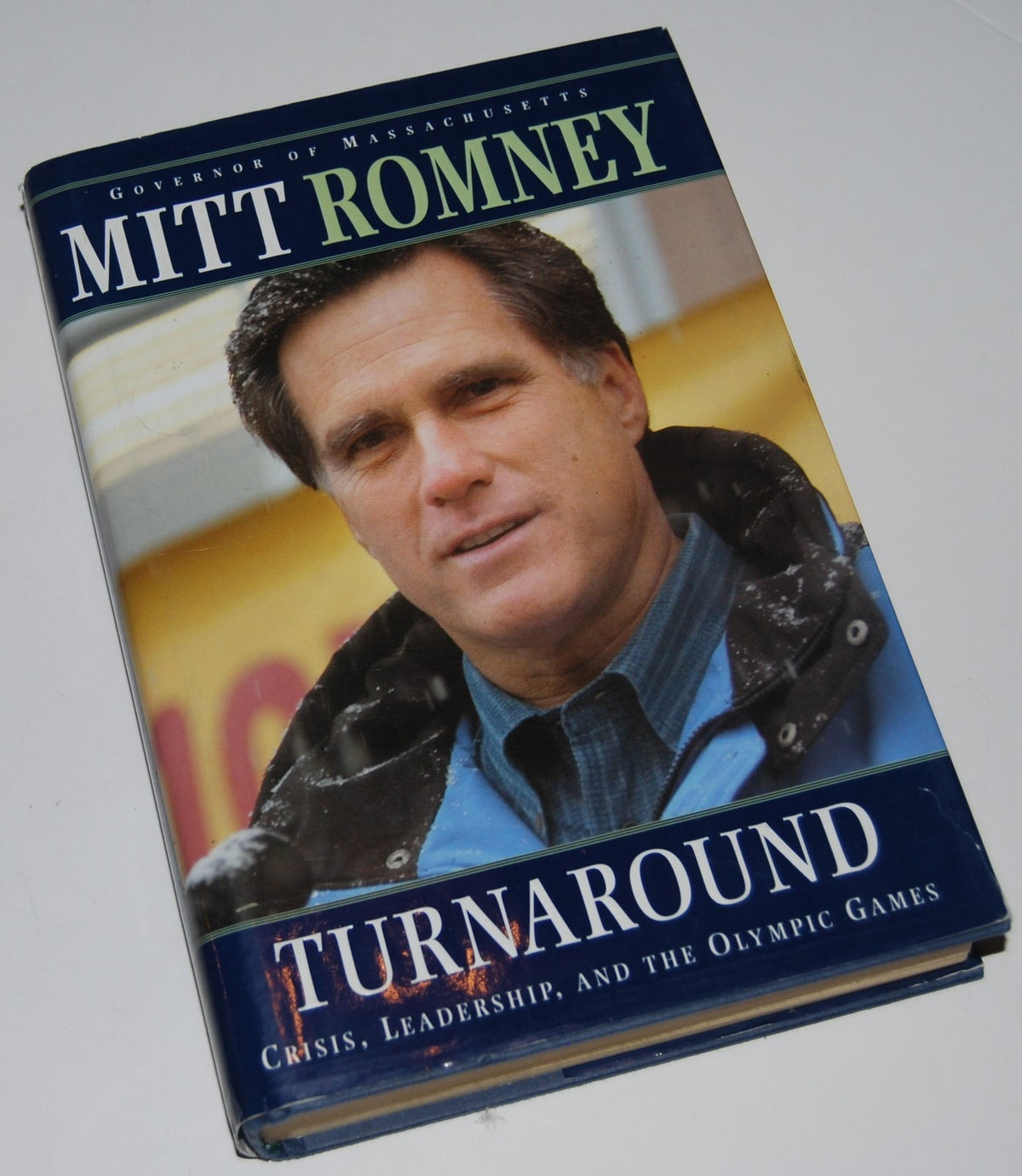 MITT ROMNEY signed (TURNAROUND) book *PRESIDENT CANDIDATE 2010 GOP* W/COA