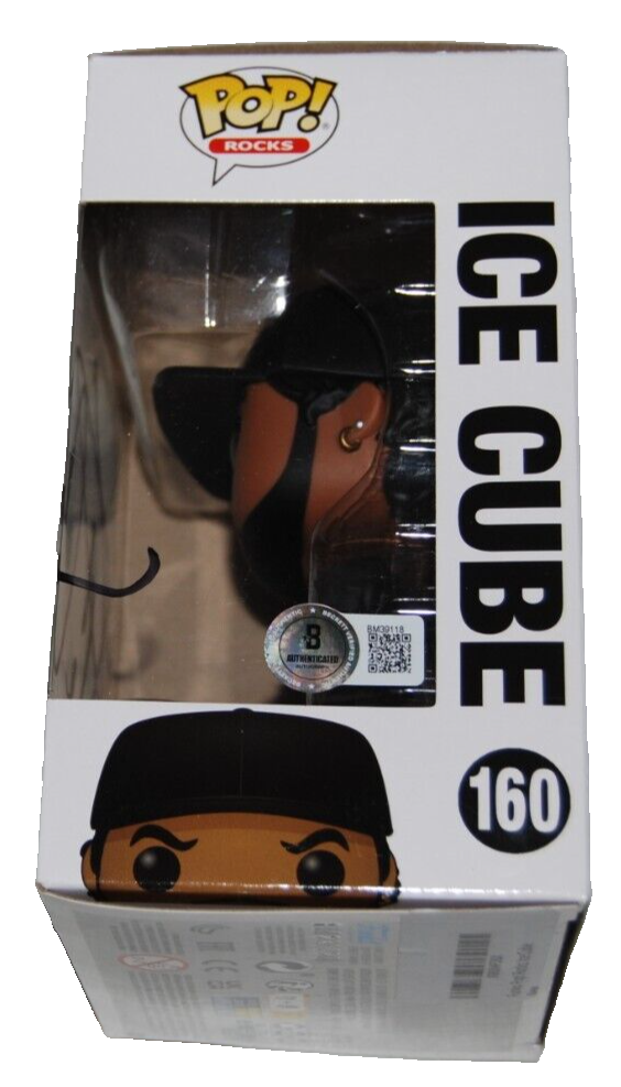 ICE CUBE signed POP Rocks (NWA) O'Shea Jackson #216 Funko Pop BECKETT BM39118