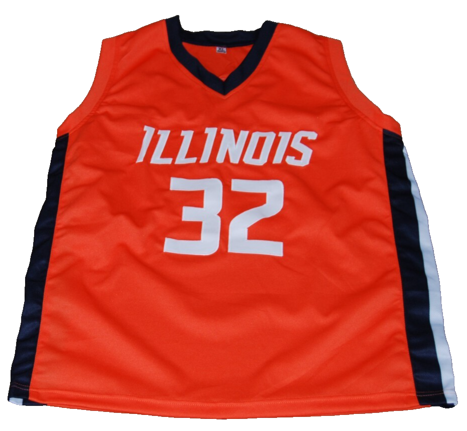 KASPARAS JAKUCIONIS signed (ILLINOIS FIGHTING ILLINI) jersey BECKETT BS22728